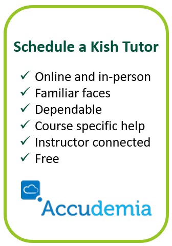 Schedule a Kish tutor